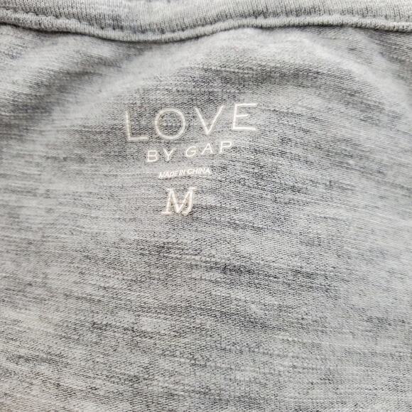 Love by Gap Medium Heather Gray Baby Its Cold Outside Sweatshirt Dress Pre-Owned - Picture 4 of 6